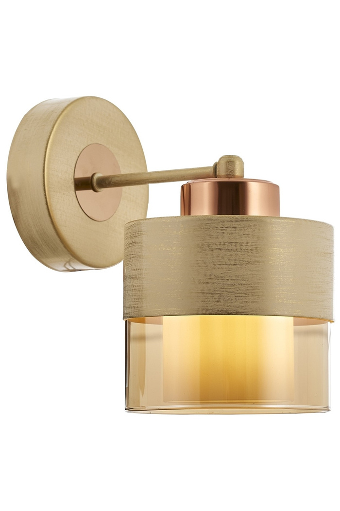 Wall Sconce 1-Light Glass Cream