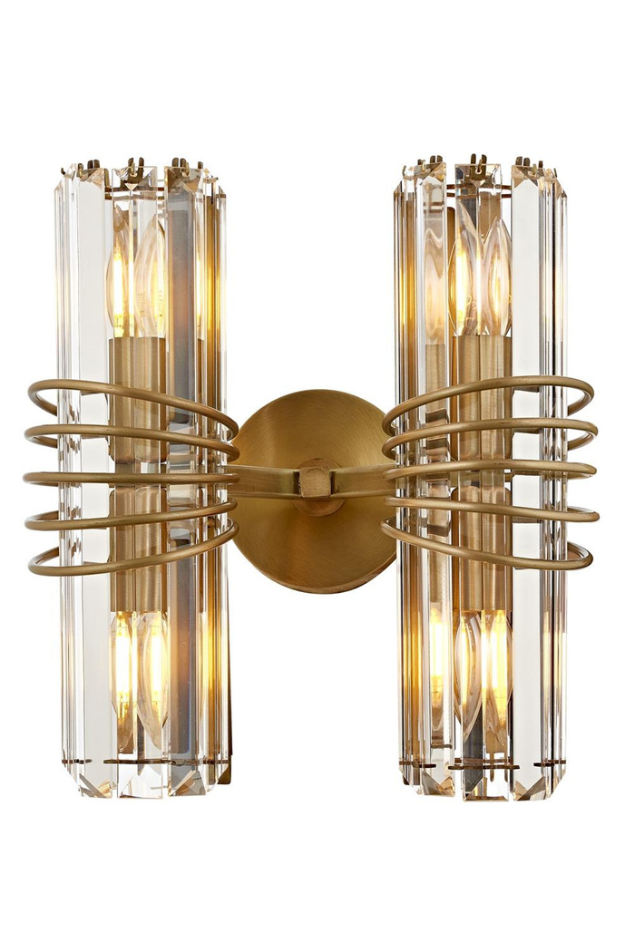 Wall Sconce 2-Light Metal Antique